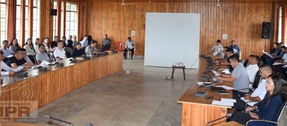 Peren DPDB was held at DC's conference hall, Peren on October 7. (DIPR Photo)